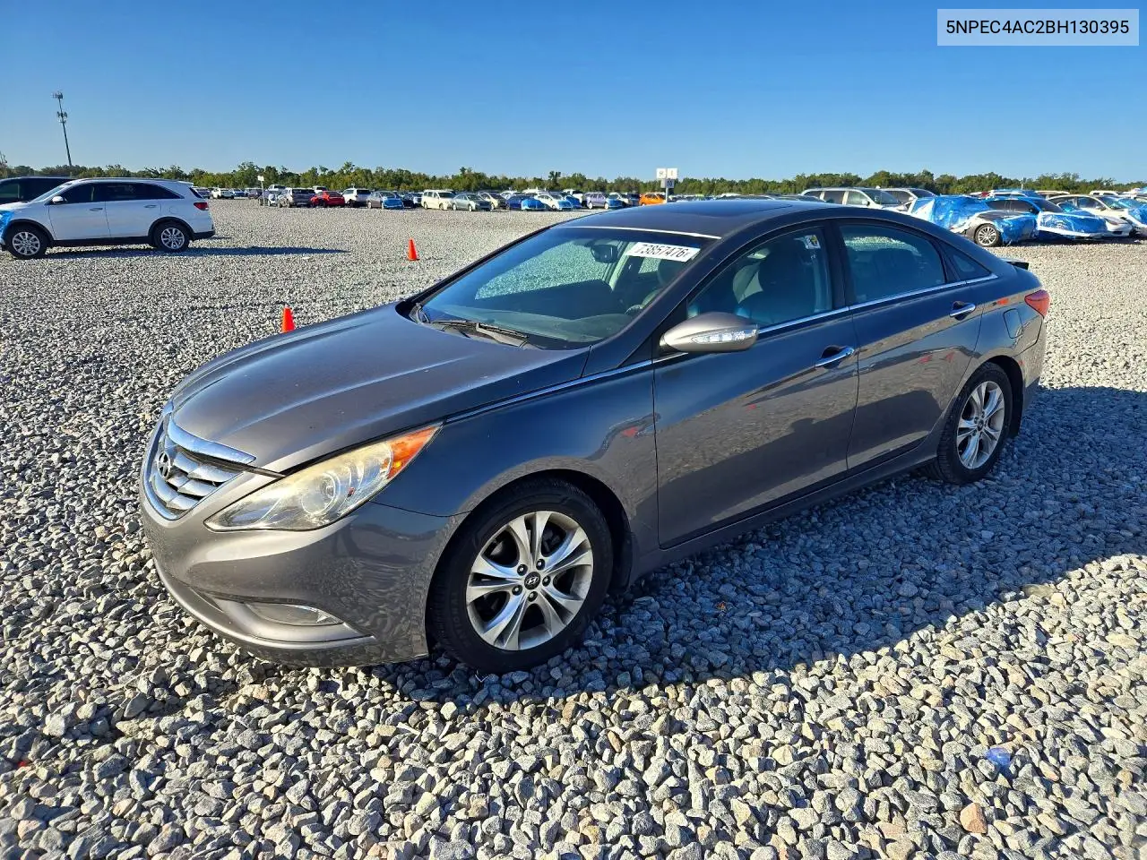 HYUNDAI SONATA 2011, VIN 5NPEC4AC2BH130395