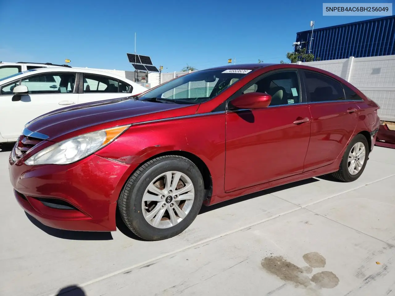 HYUNDAI SONATA 2011, VIN 5NPEB4AC6BH256049
