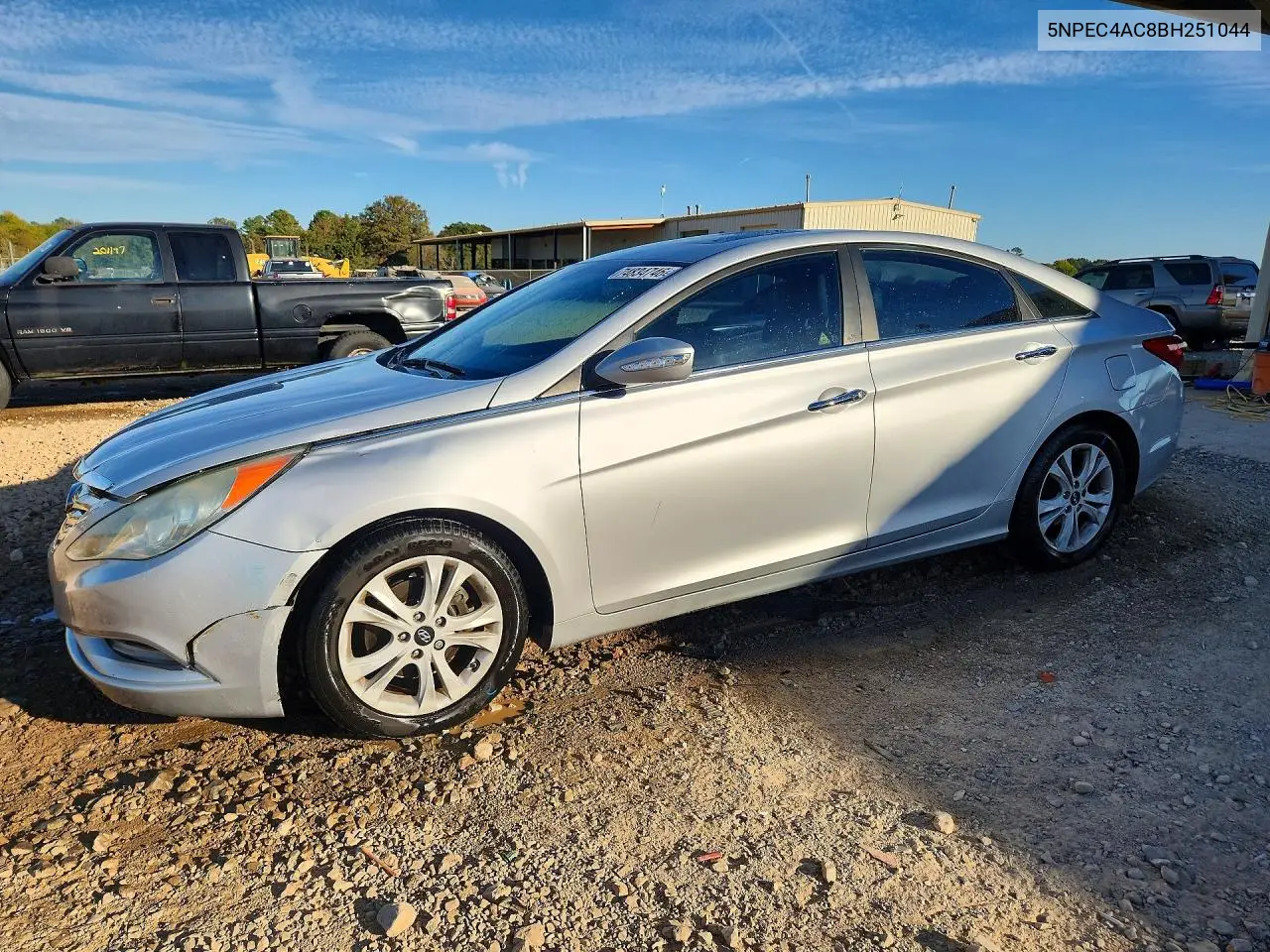 HYUNDAI SONATA 2011, VIN 5NPEC4AC8BH251044