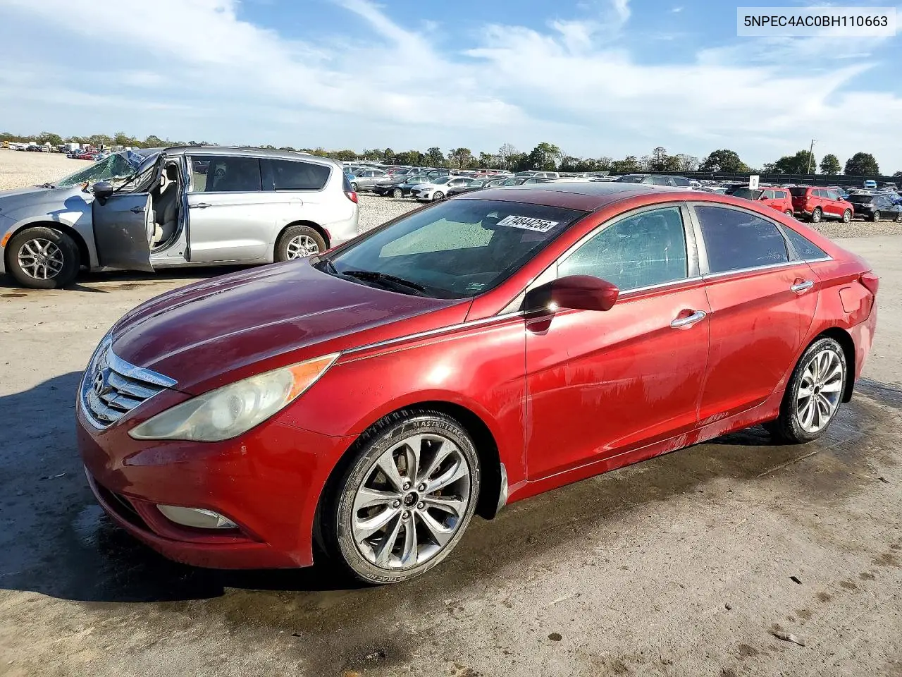 HYUNDAI SONATA 2011, VIN 5NPEC4AC0BH110663