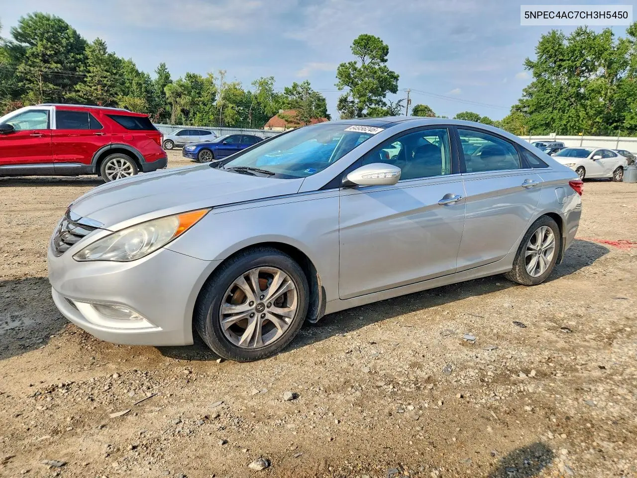 HYUNDAI SONATA 2012, VIN 5NPEC4AC7CH385450