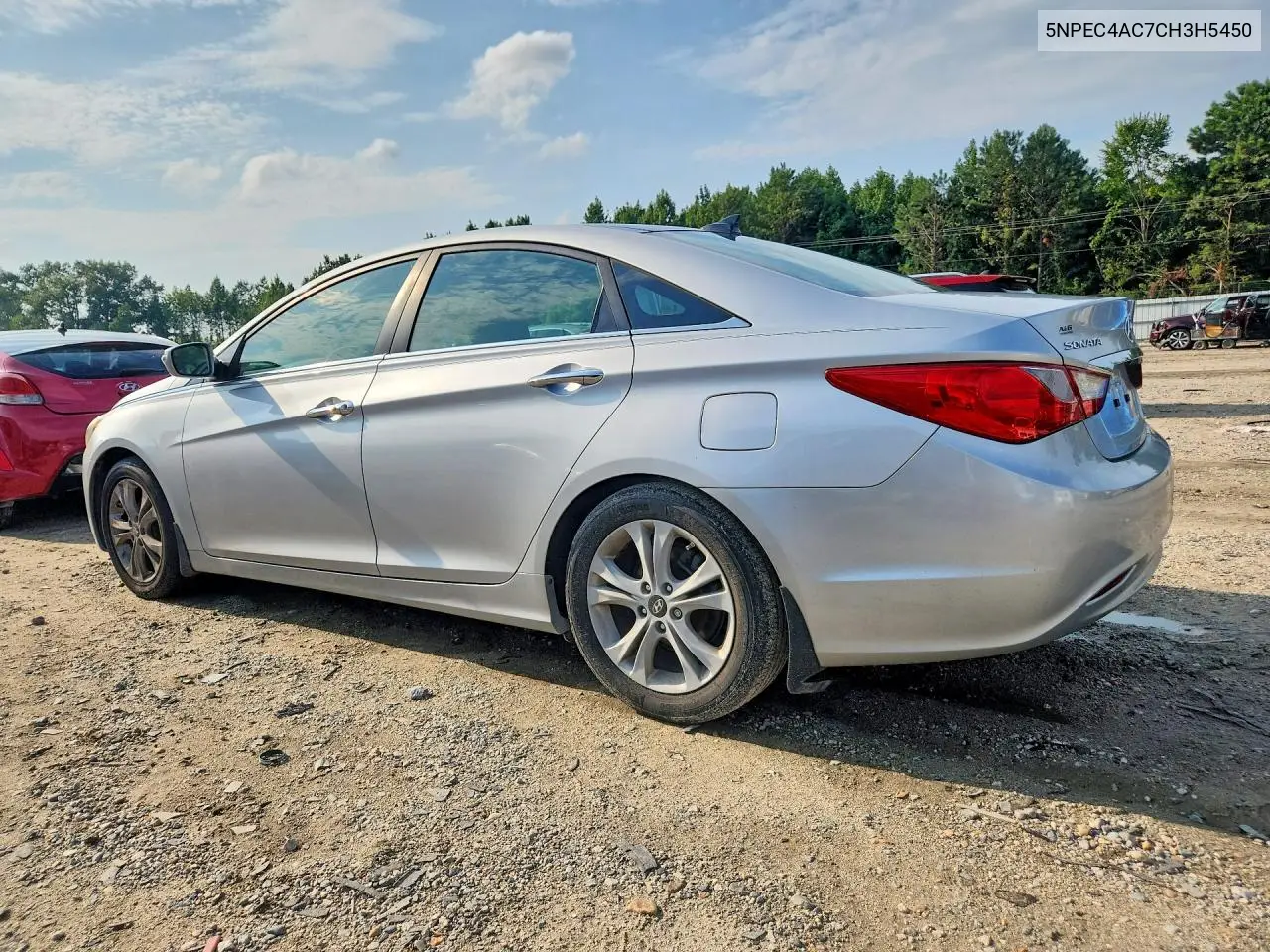 2012 HYUNDAI SONATA VIN 5NPEC4AC7CH385450 — фото 2