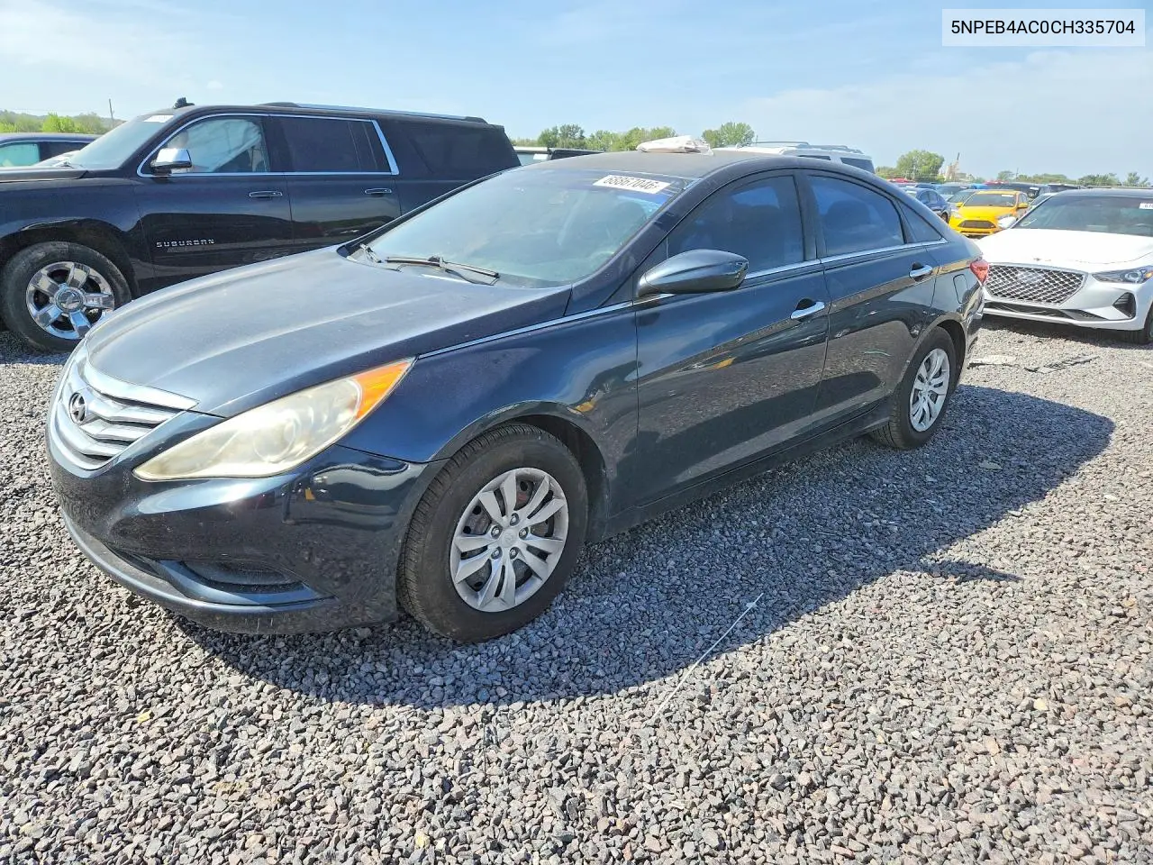 HYUNDAI SONATA 2012, VIN 5NPEB4AC0CH335704
