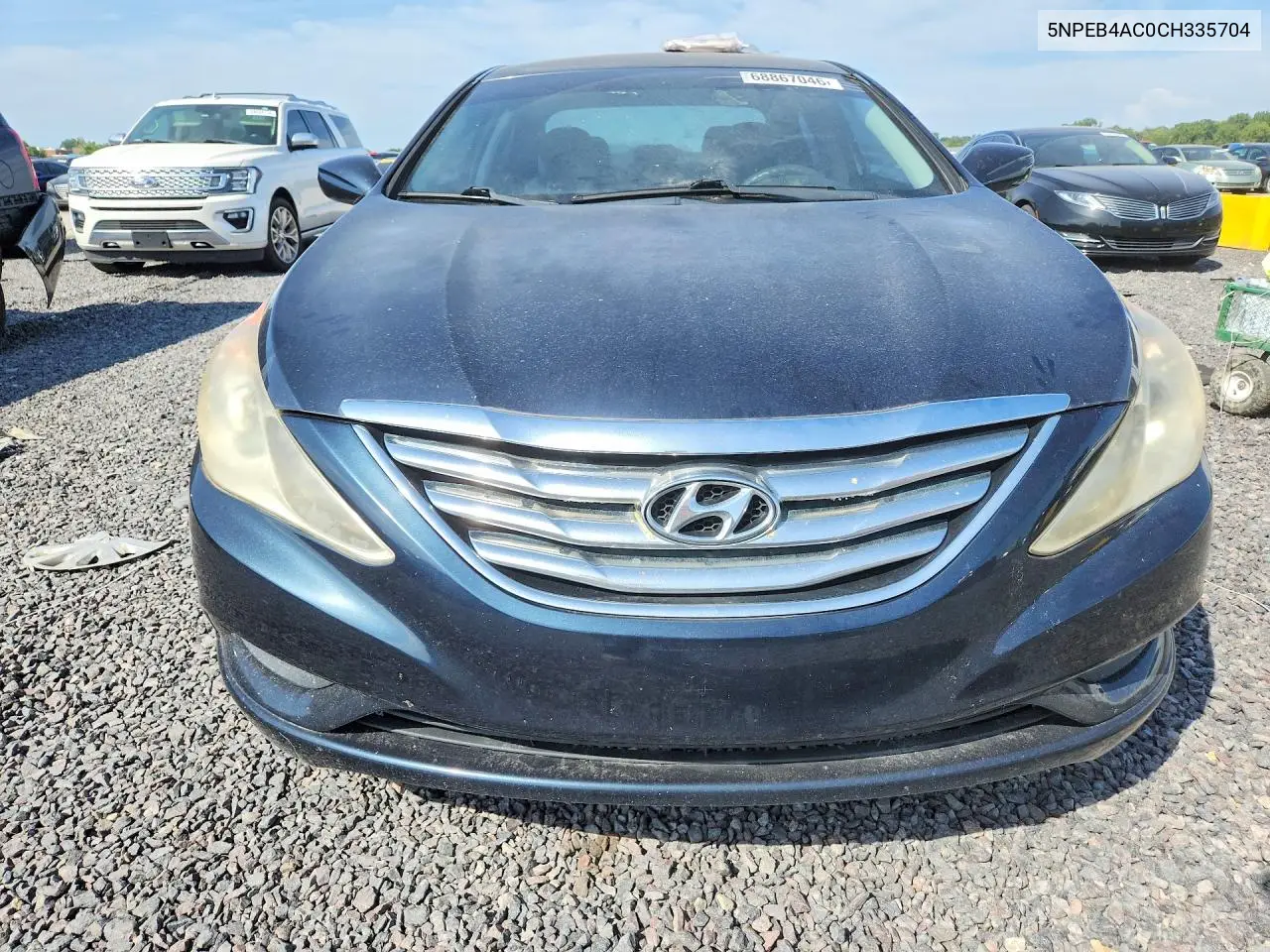 2012 HYUNDAI SONATA VIN 5NPEB4AC0CH335704 — фото 5