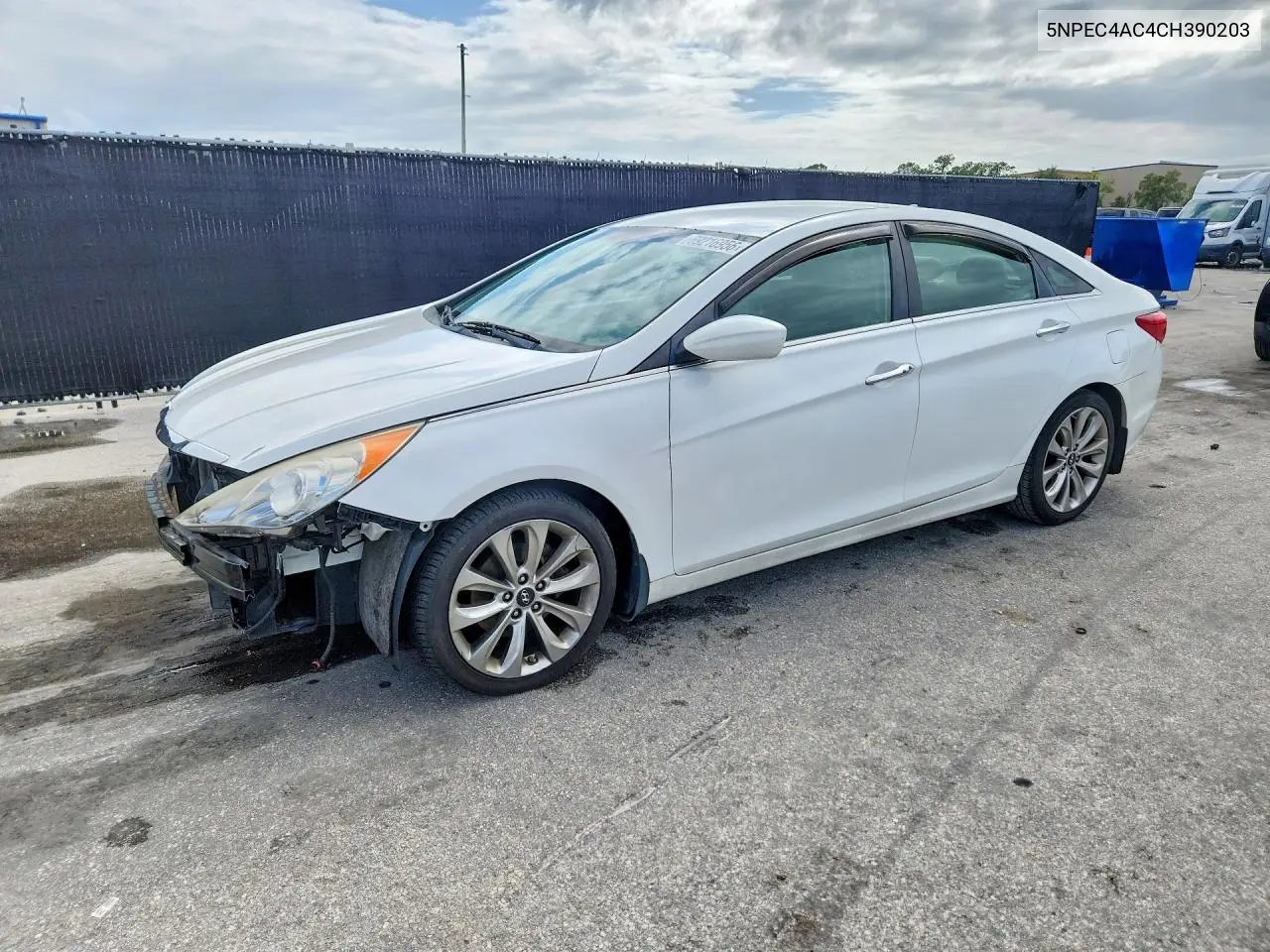 HYUNDAI SONATA 2012, VIN 5NPEC4AC4CH390203