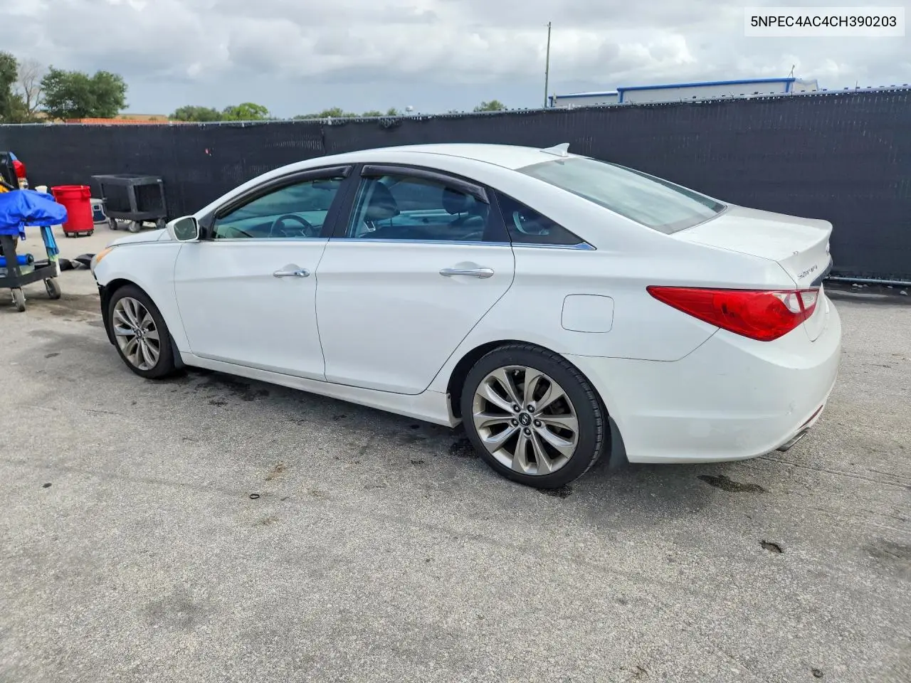 2012 HYUNDAI SONATA VIN 5NPEC4AC4CH390203 — фото 2