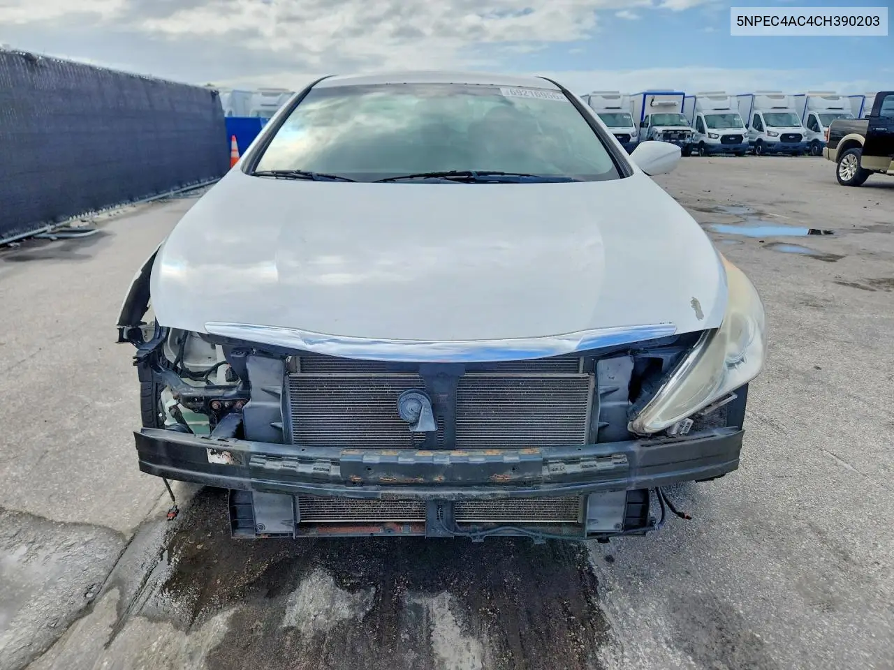 2012 HYUNDAI SONATA VIN 5NPEC4AC4CH390203 — фото 5