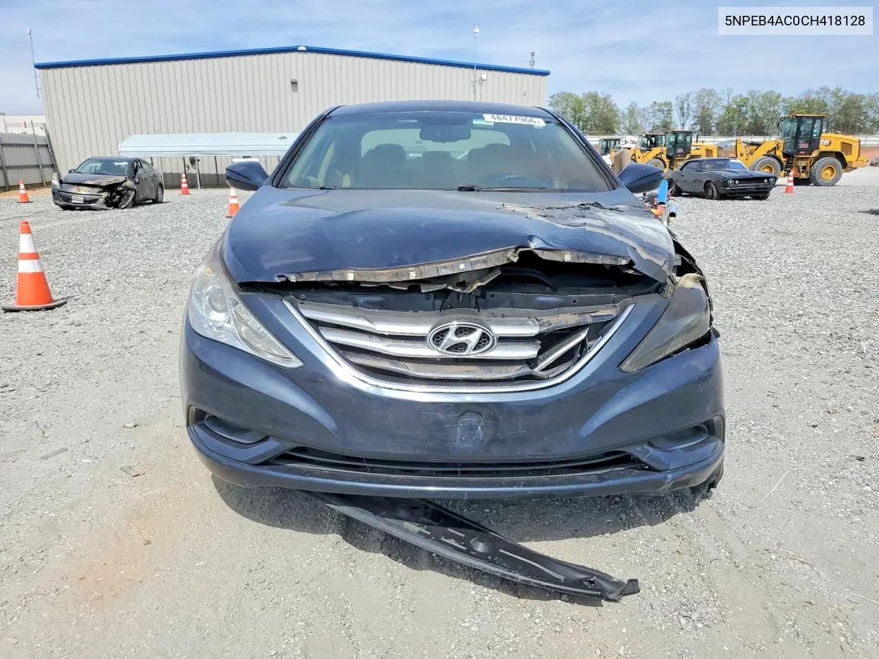 2012 HYUNDAI SONATA VIN 5NPEB4AC0CH418128 — фото 5