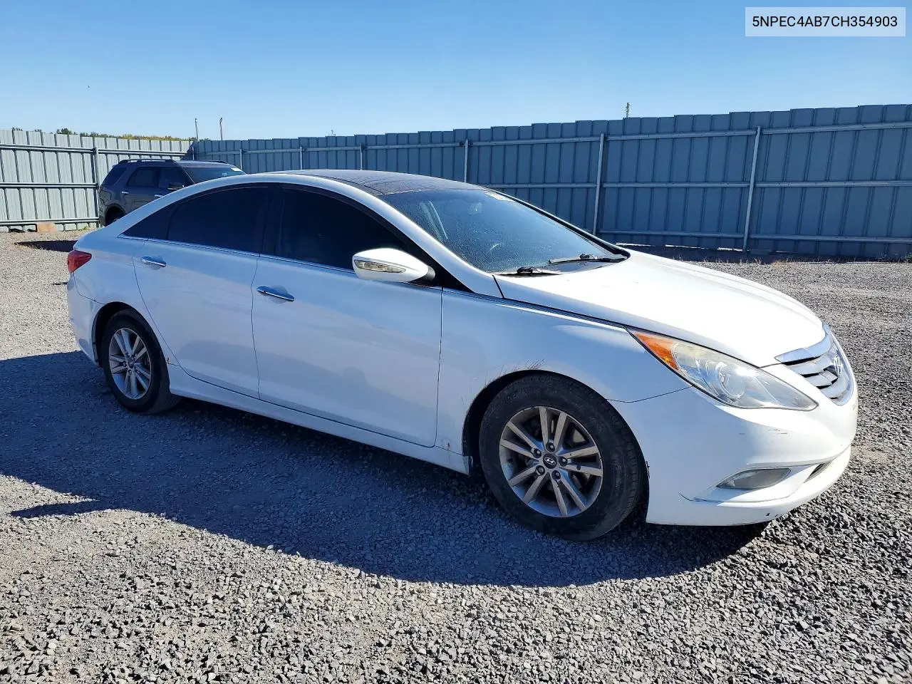 2012 HYUNDAI SONATA VIN 5NPEC4AB7CH354903 — фото 4
