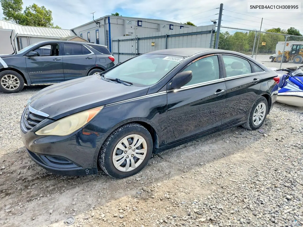 HYUNDAI SONATA 2012, VIN 5NPEB4AC1CH308995