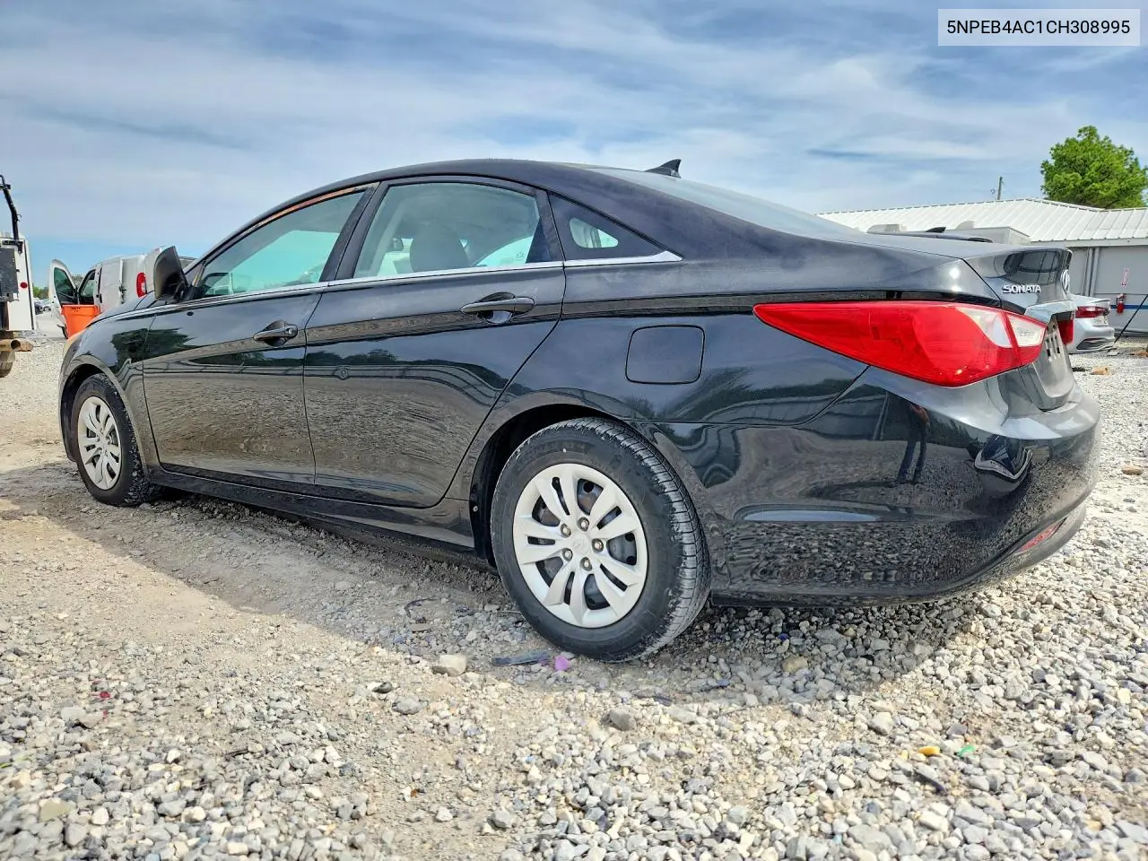 2012 HYUNDAI SONATA VIN 5NPEB4AC1CH308995 — фото 2