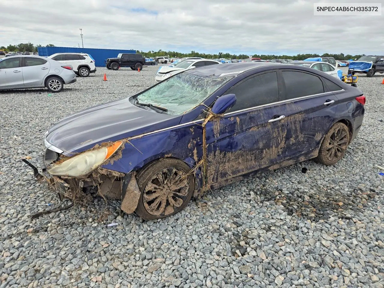HYUNDAI SONATA 2012, VIN 5NPEC4AB6CH335372