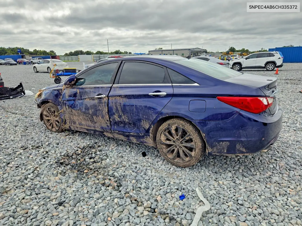 2012 HYUNDAI SONATA VIN 5NPEC4AB6CH335372 — фото 2