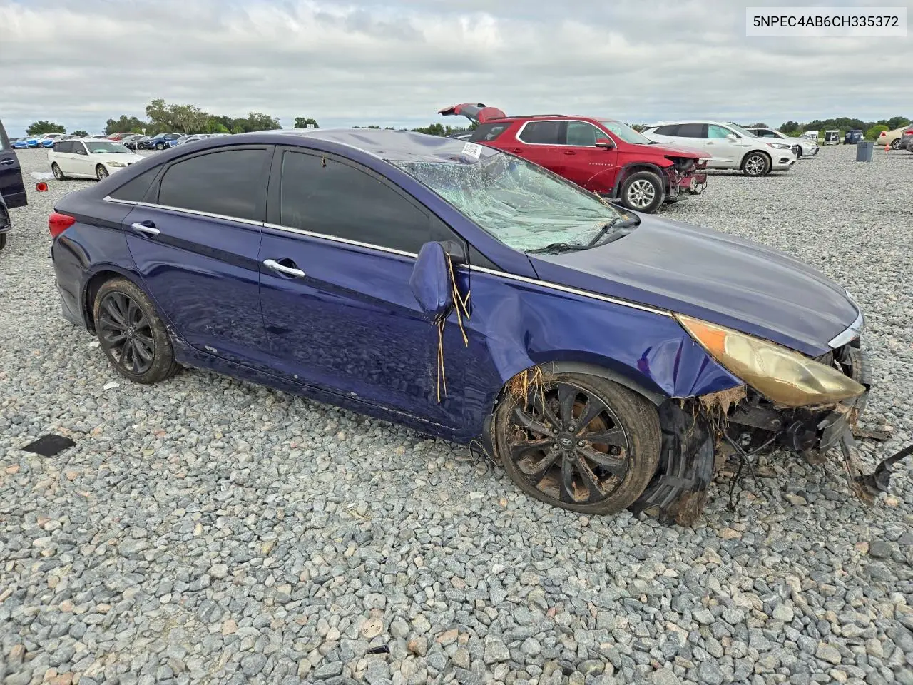 2012 HYUNDAI SONATA VIN 5NPEC4AB6CH335372 — фото 4