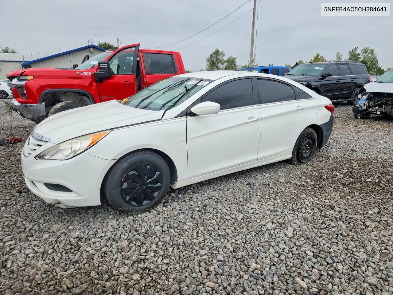 HYUNDAI SONATA 2012, VIN 5NPEB4AC5CH384641