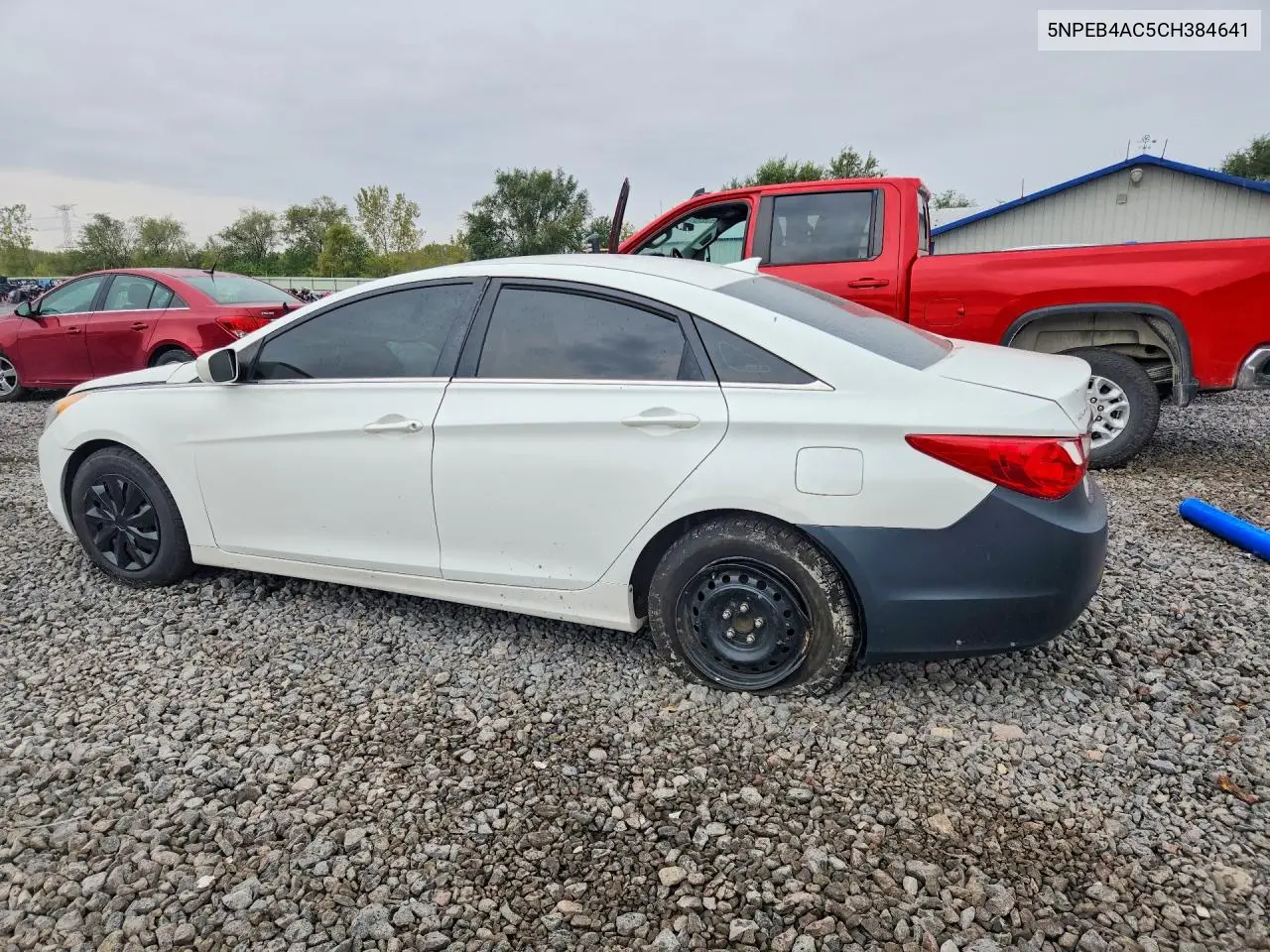 2012 HYUNDAI SONATA VIN 5NPEB4AC5CH384641 — фото 2