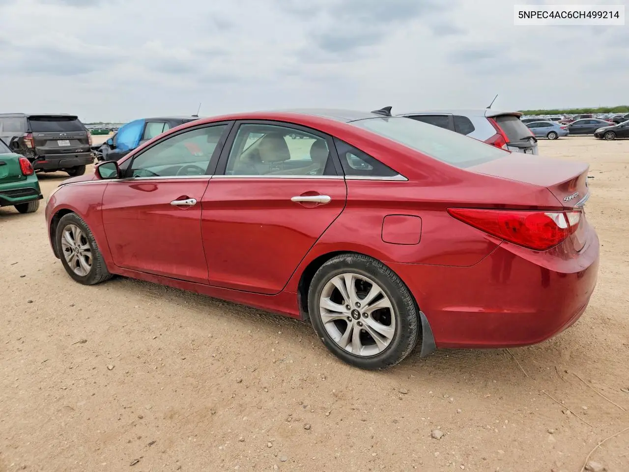 2012 HYUNDAI SONATA VIN 5NPEC4AC6CH499214 — фото 2