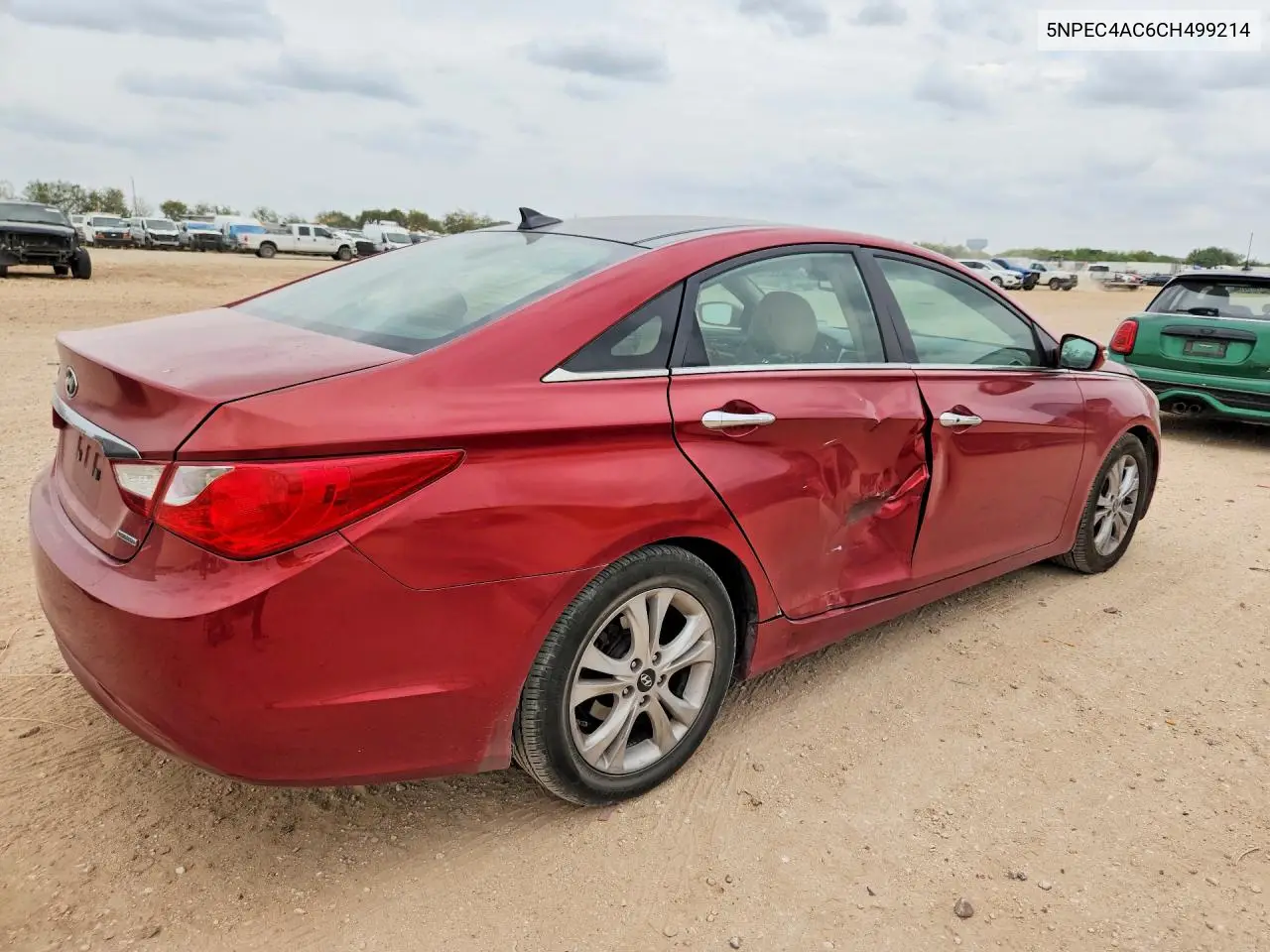 2012 HYUNDAI SONATA VIN 5NPEC4AC6CH499214 — фото 3