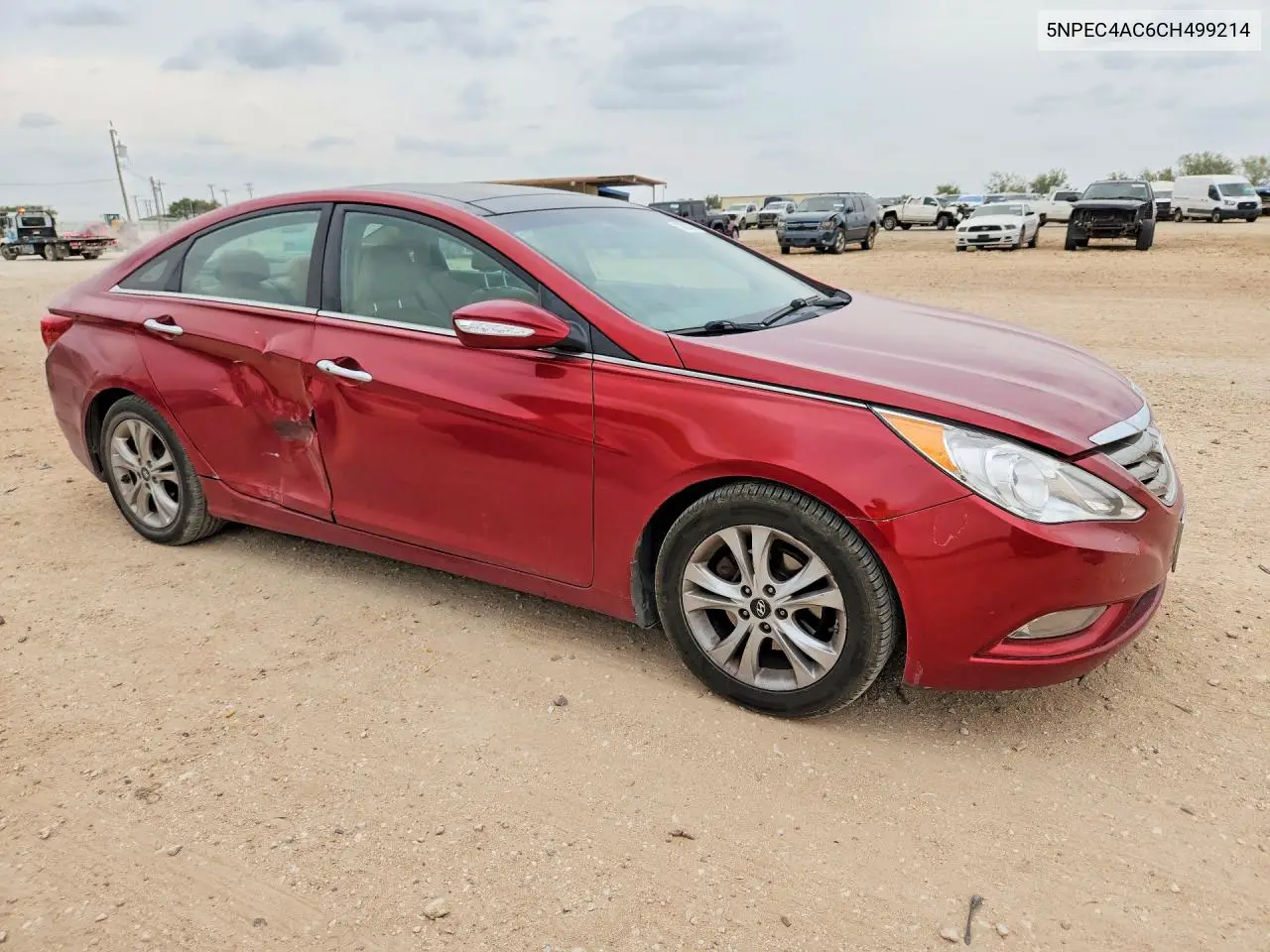 2012 HYUNDAI SONATA VIN 5NPEC4AC6CH499214 — фото 4