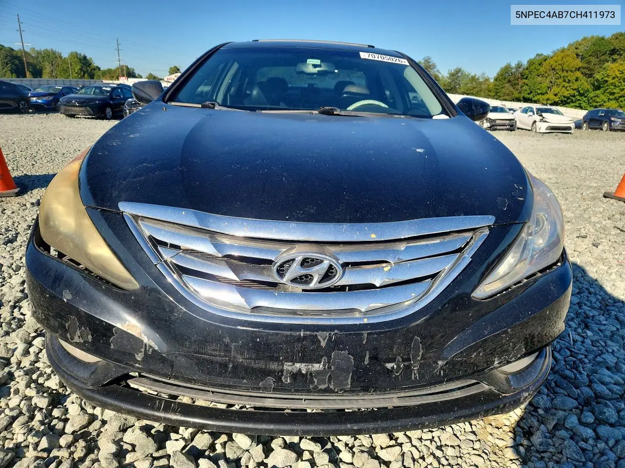 2012 HYUNDAI SONATA VIN 5NPEC4AB7CH411973 — фото 5