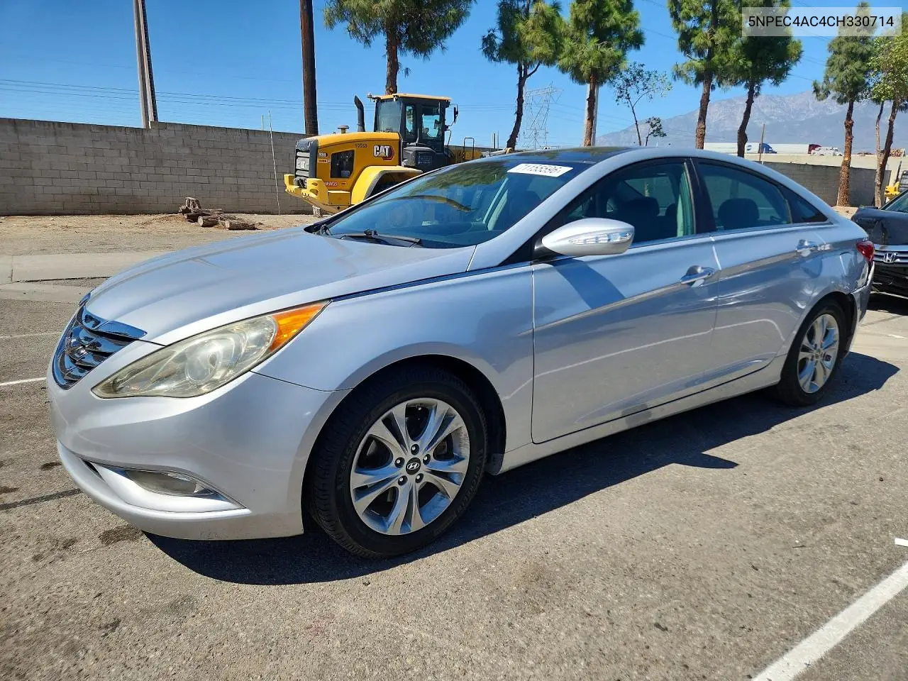 HYUNDAI SONATA 2012, VIN 5NPEC4AC4CH330714