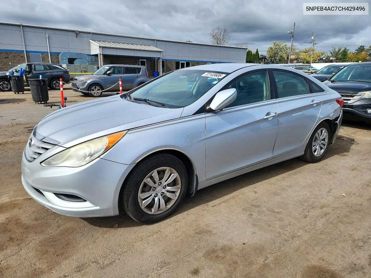 HYUNDAI SONATA 2012, VIN 5NPEB4AC7CH429496
