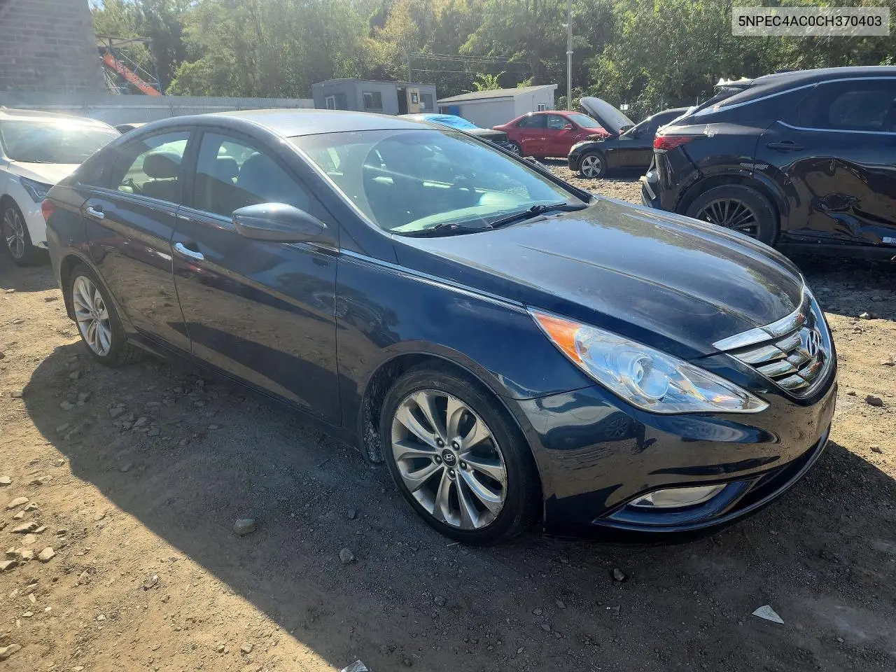 2012 HYUNDAI SONATA VIN 5NPEC4AC0CH370403 — фото 4