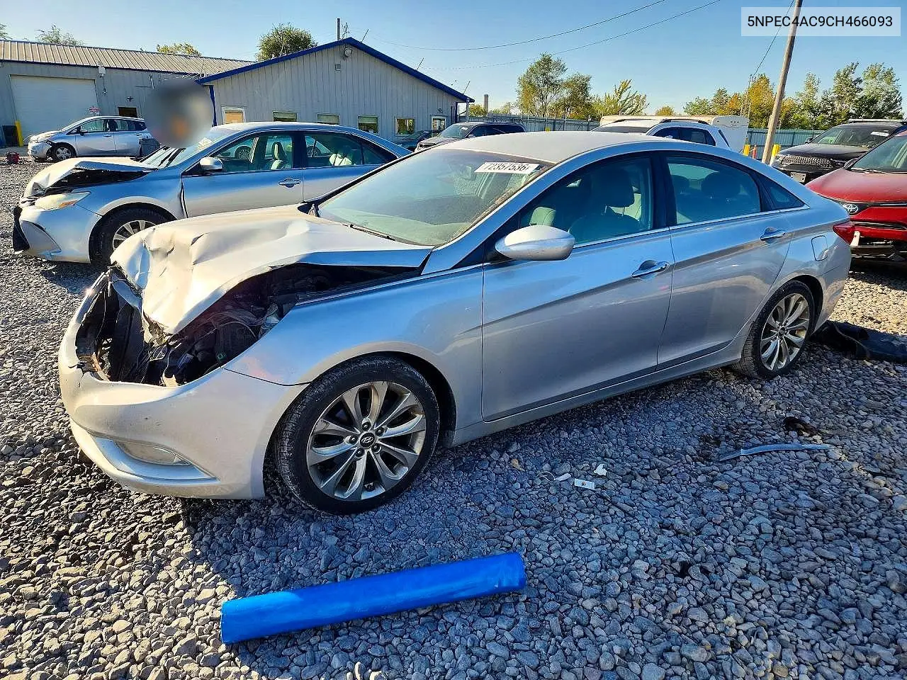 HYUNDAI SONATA 2012, VIN 5NPEC4AC9CH466093