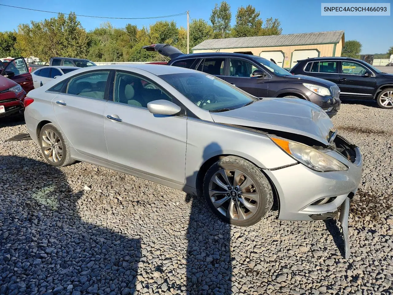 2012 HYUNDAI SONATA VIN 5NPEC4AC9CH466093 — фото 4