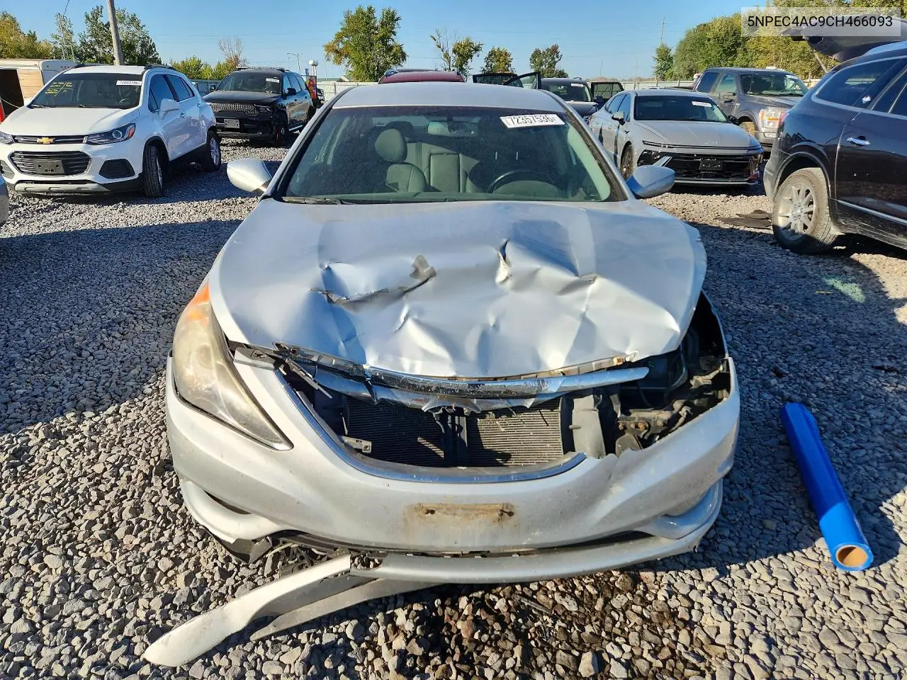2012 HYUNDAI SONATA VIN 5NPEC4AC9CH466093 — фото 5