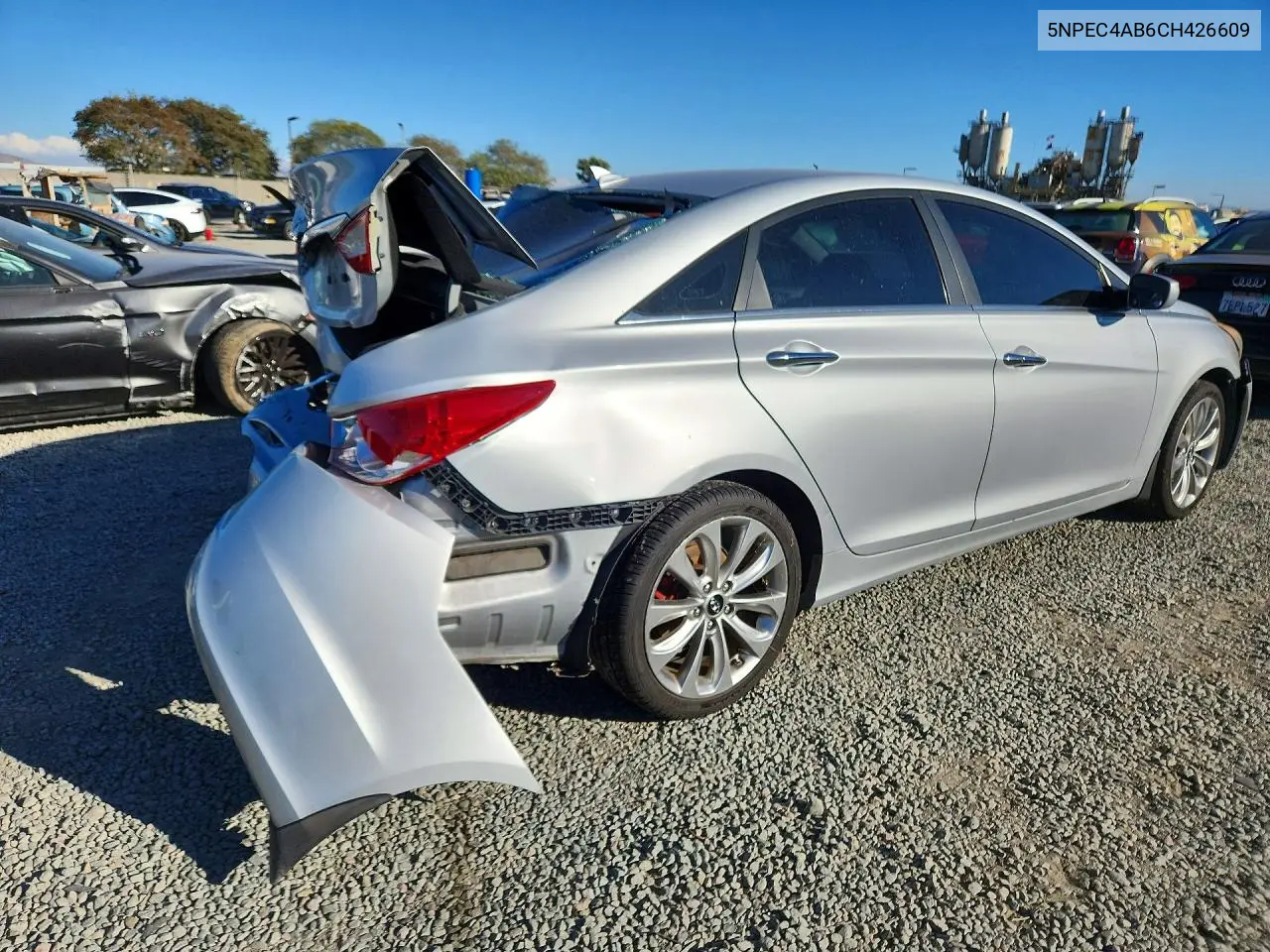 2012 HYUNDAI SONATA VIN 5NPEC4AB6CH426609 — фото 3