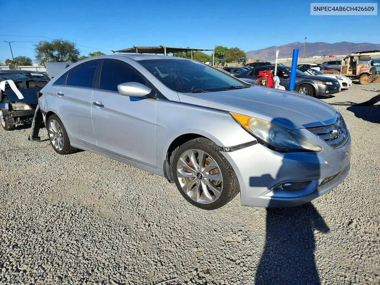 2012 HYUNDAI SONATA VIN 5NPEC4AB6CH426609 — фото 4