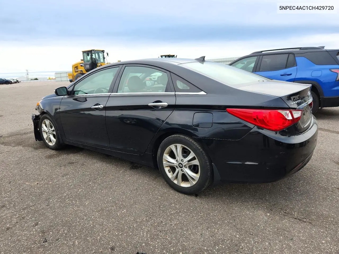 2012 HYUNDAI SONATA VIN 5NPEC4AC1CH429720 — фото 2