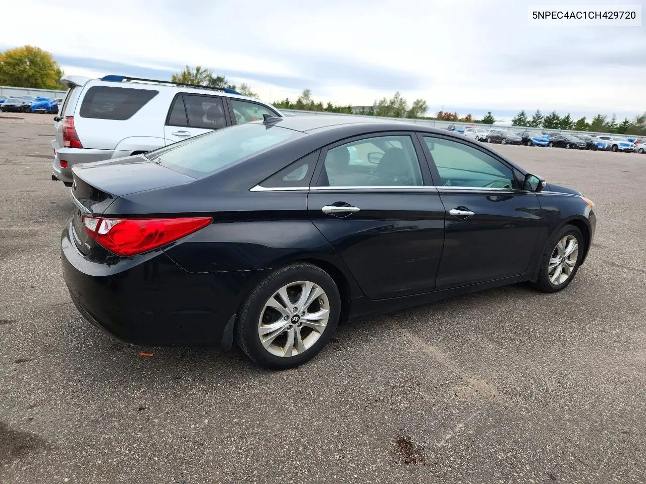 2012 HYUNDAI SONATA VIN 5NPEC4AC1CH429720 — фото 3