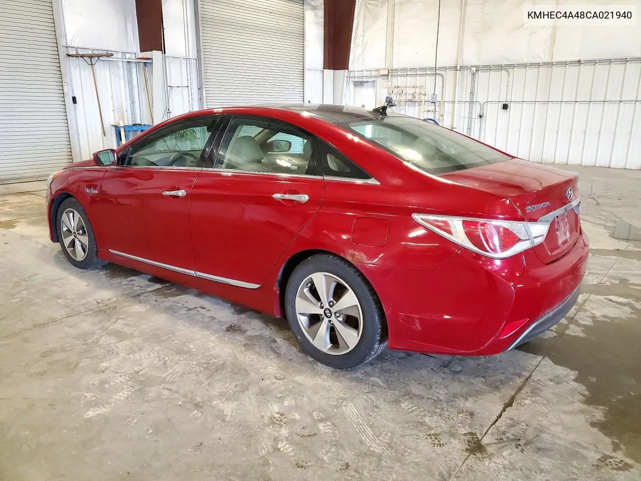 2012 HYUNDAI SONATA VIN KMHEC4A48CA021940 — фото 2
