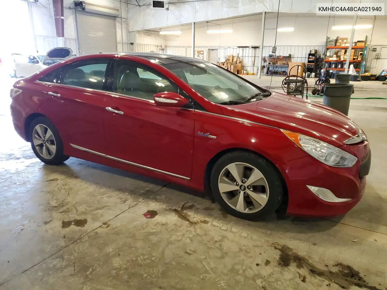 2012 HYUNDAI SONATA VIN KMHEC4A48CA021940 — фото 4