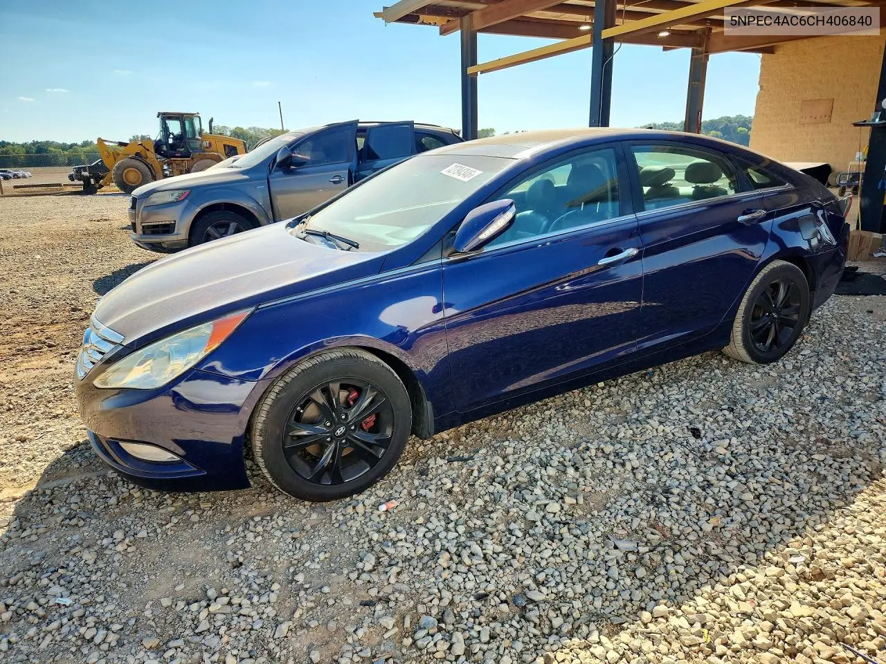 HYUNDAI SONATA 2012, VIN 5NPEC4AC6CH406840