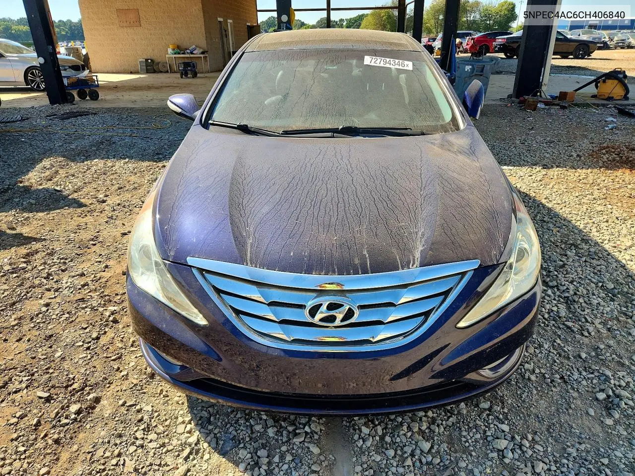2012 HYUNDAI SONATA VIN 5NPEC4AC6CH406840 — фото 5