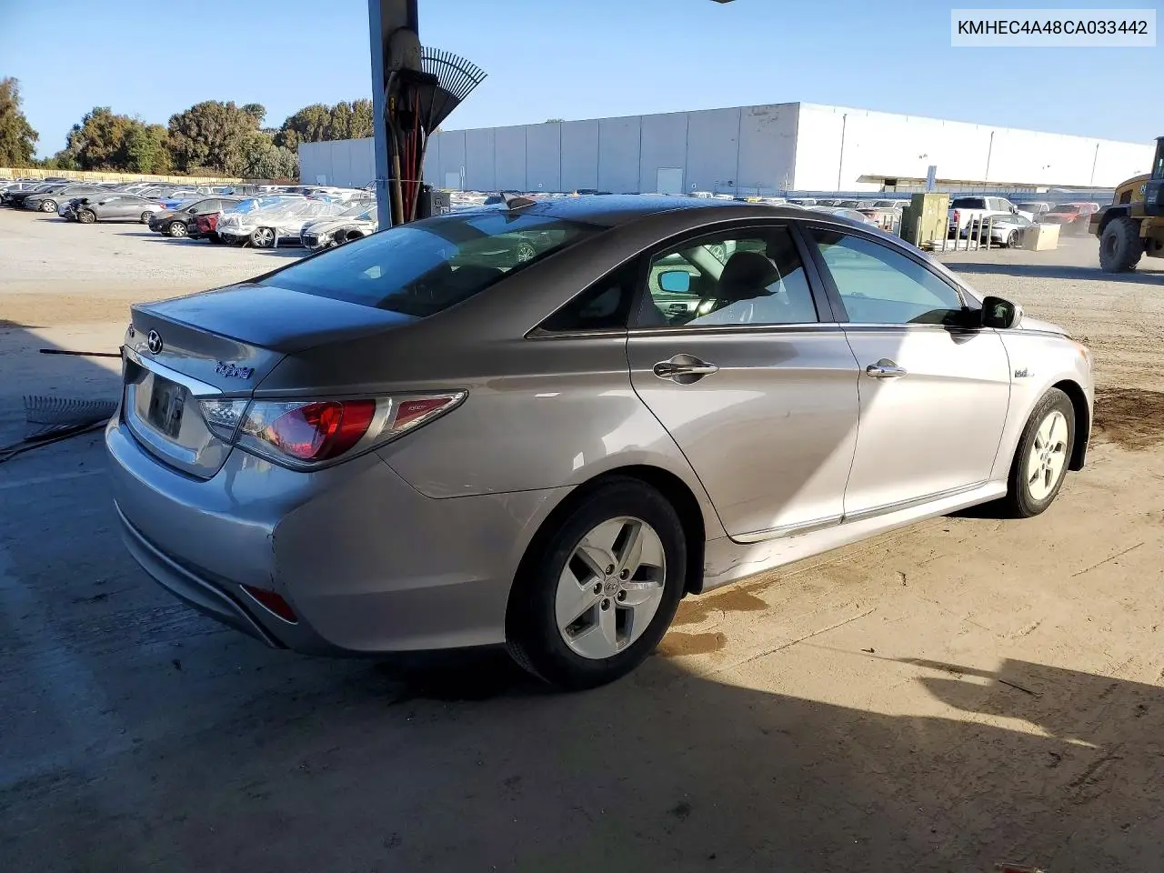 2012 HYUNDAI SONATA VIN KMHEC4A48CA033442 — фото 3
