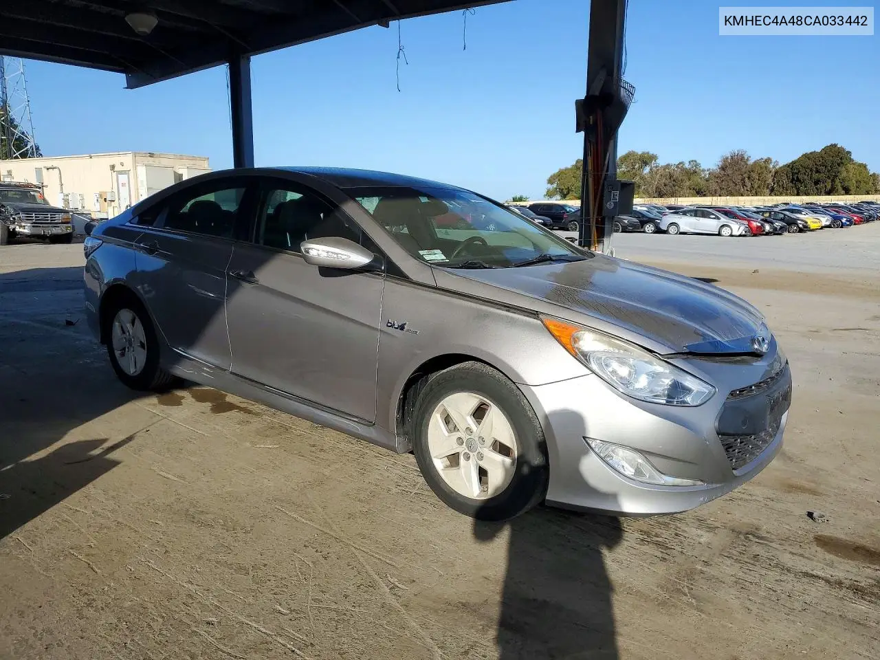 2012 HYUNDAI SONATA VIN KMHEC4A48CA033442 — фото 4