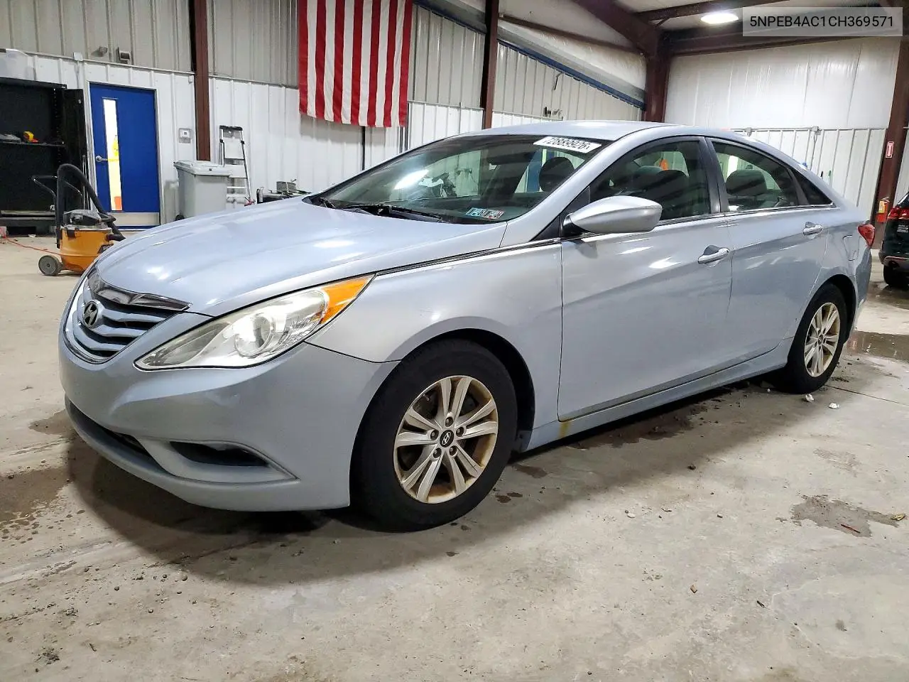 HYUNDAI SONATA 2012, VIN 5NPEB4AC1CH369571