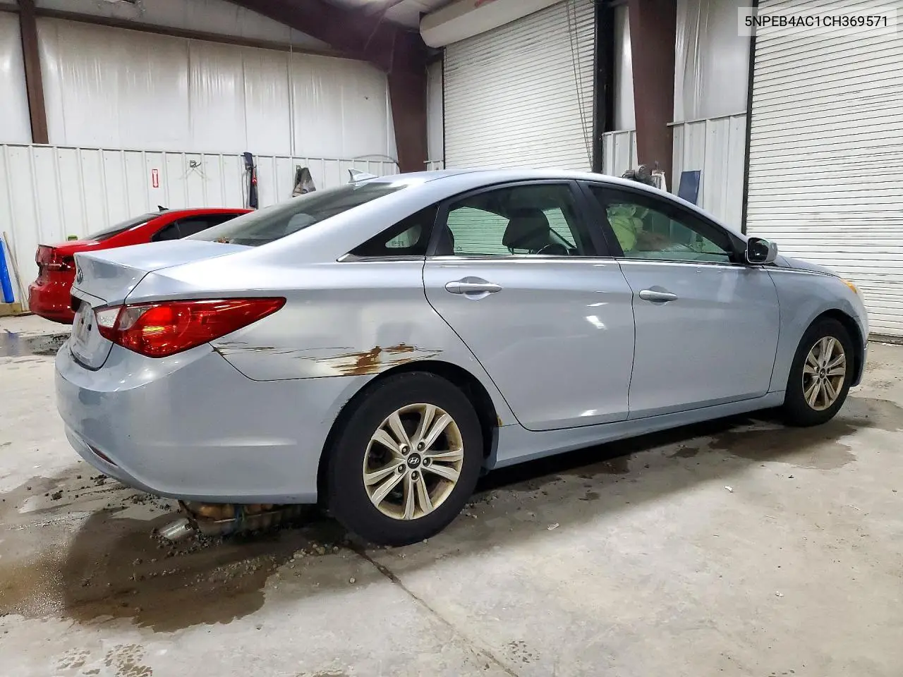2012 HYUNDAI SONATA VIN 5NPEB4AC1CH369571 — фото 3