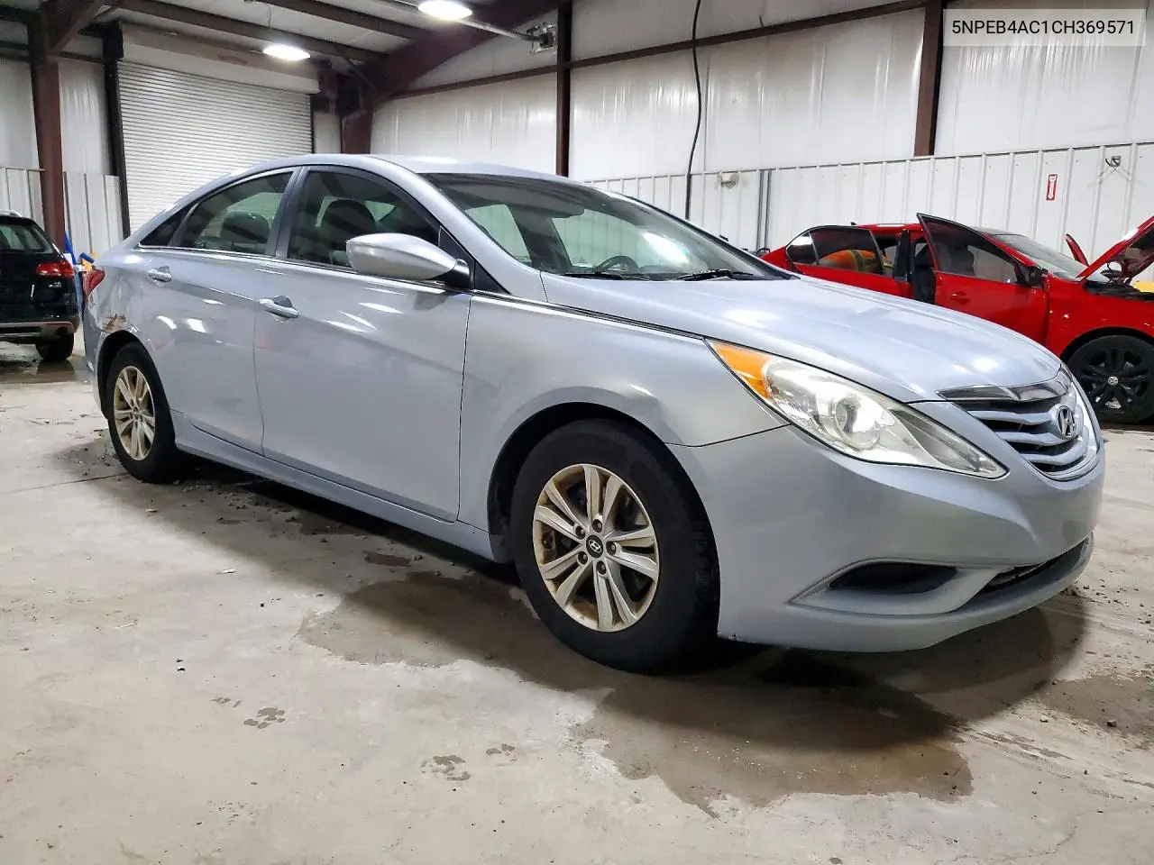 2012 HYUNDAI SONATA VIN 5NPEB4AC1CH369571 — фото 4