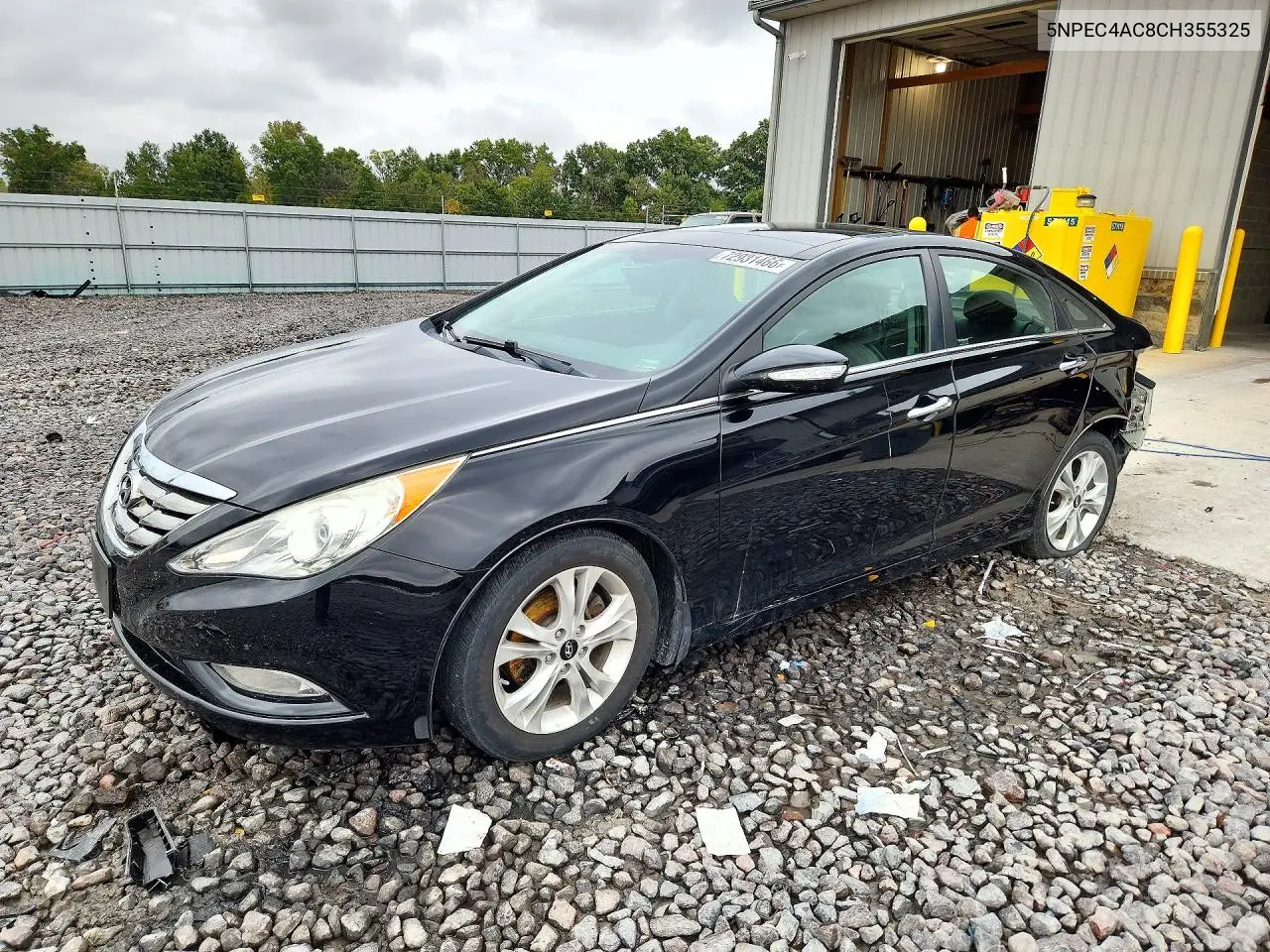 HYUNDAI SONATA 2012, VIN 5NPEC4AC8CH355325
