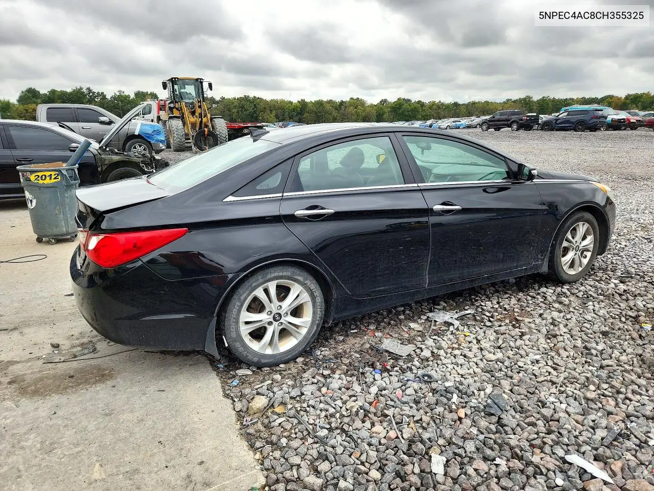 2012 HYUNDAI SONATA VIN 5NPEC4AC8CH355325 — фото 3
