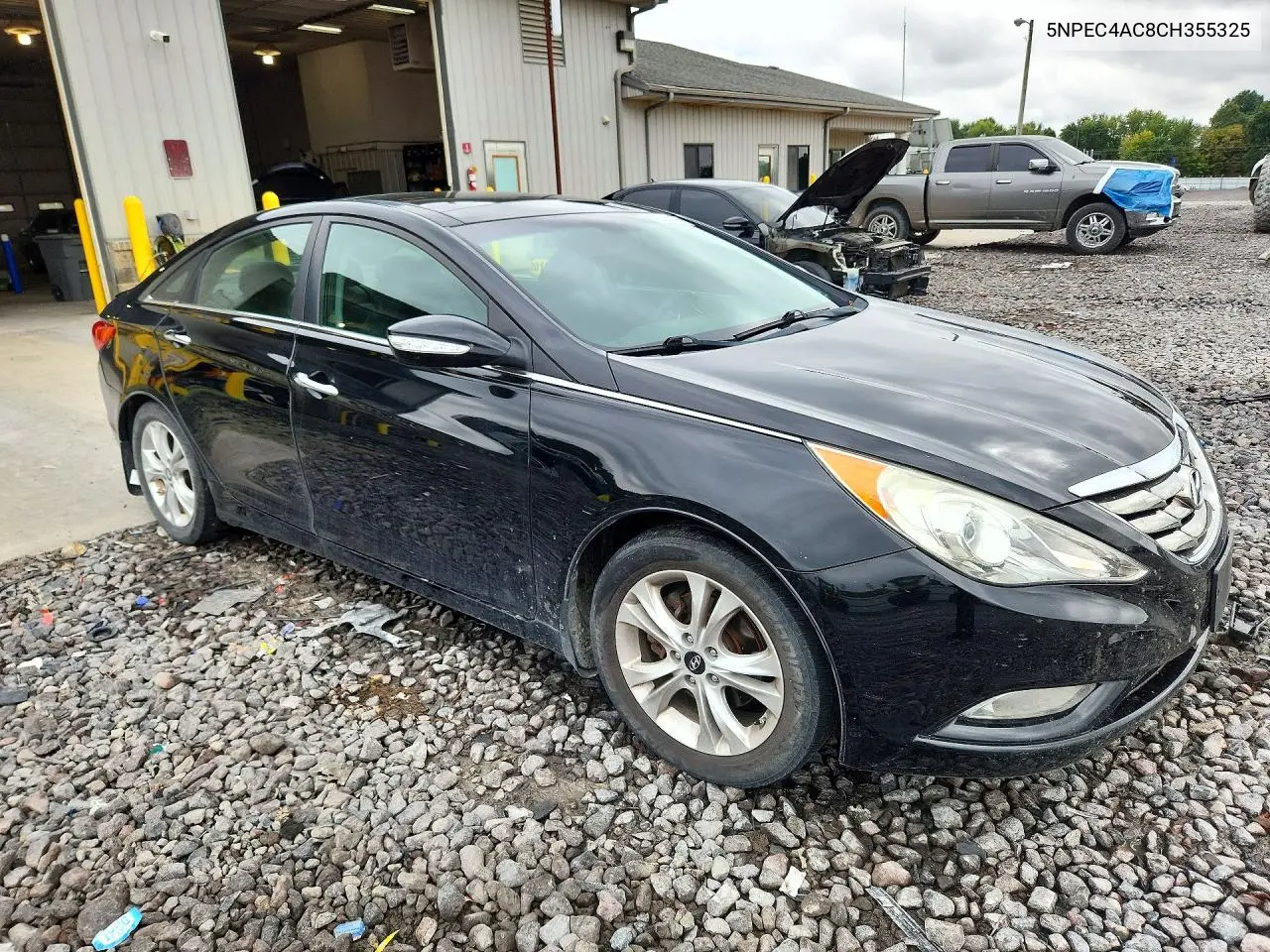 2012 HYUNDAI SONATA VIN 5NPEC4AC8CH355325 — фото 4