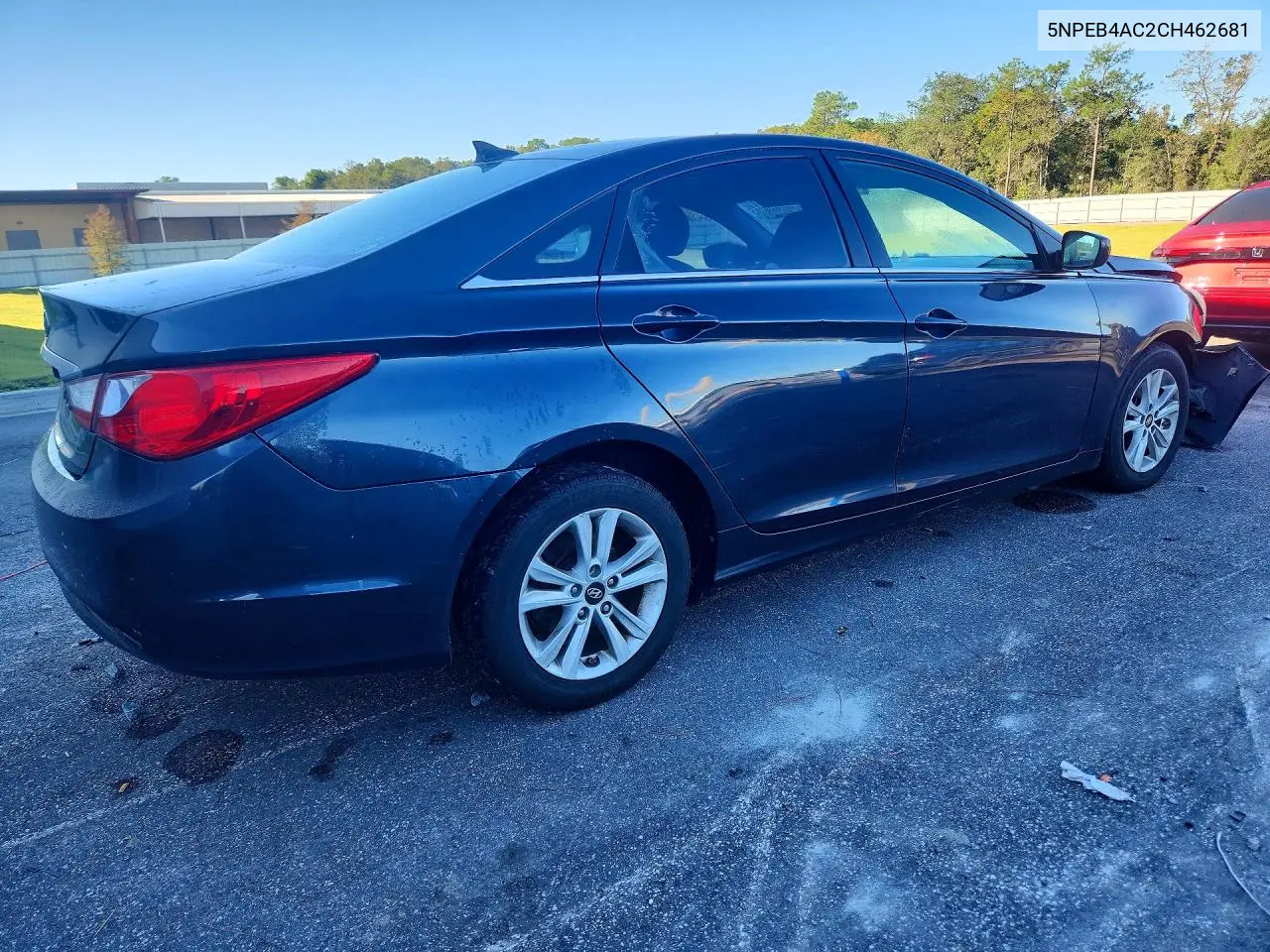 2012 HYUNDAI SONATA VIN 5NPEB4AC2CH462681 — фото 3