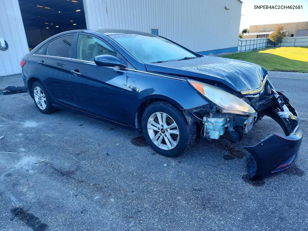 2012 HYUNDAI SONATA VIN 5NPEB4AC2CH462681 — фото 4