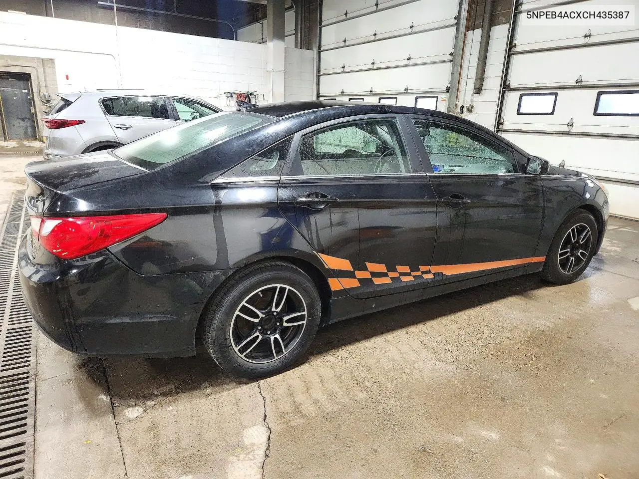 2012 HYUNDAI SONATA VIN 5NPEB4ACXCH435387 — фото 3