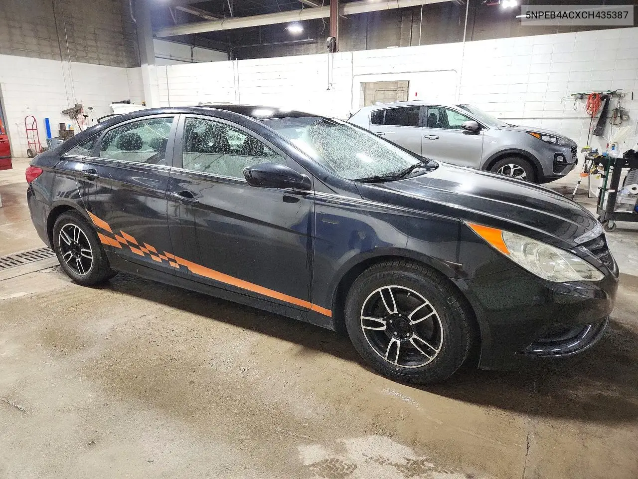 2012 HYUNDAI SONATA VIN 5NPEB4ACXCH435387 — фото 4